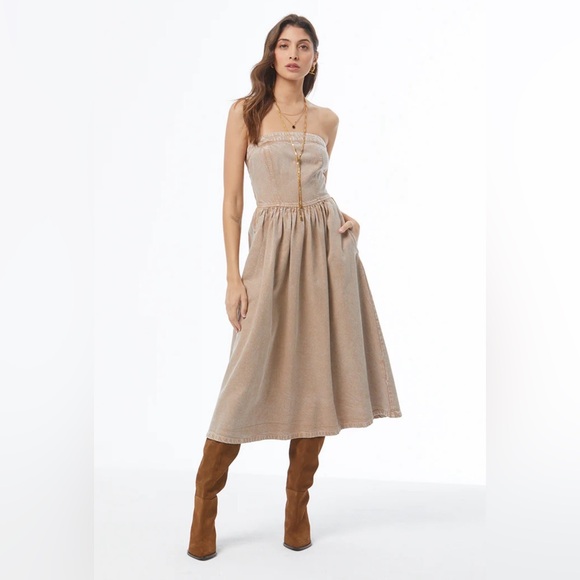 Young Fabulous & Broke Dresses & Skirts - Young Fabulous & Broke- Donna Day Dress- Shitake size S